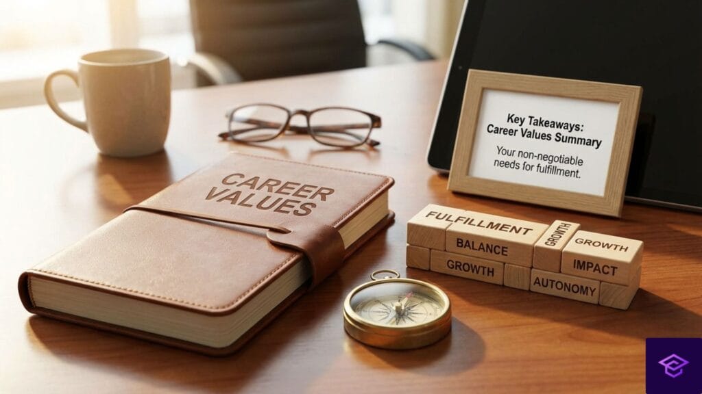 Key Takeaways: Career Values Summary