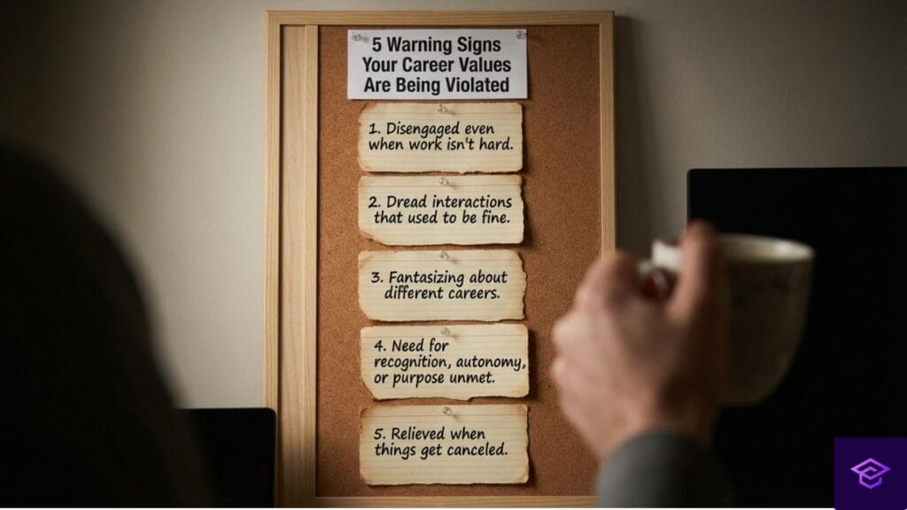 5 Warning Signs Your Career Values Are Being Violated