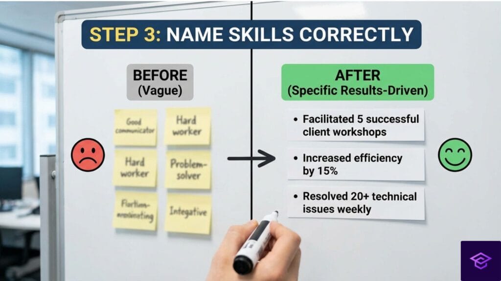 Name Your Transferable Skills the Right Way