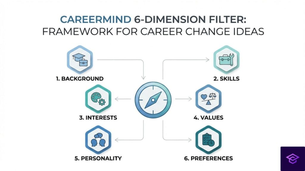 The 6-Dimension Filter for Career Change Ideas